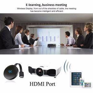 SOONHUA G6 TV Stick 2.4 GHz Vídeo Wi-Fi Display Dongle HD Digital HDMI Media Video Streamer Receptor de dongle de TV para Chromecast 2