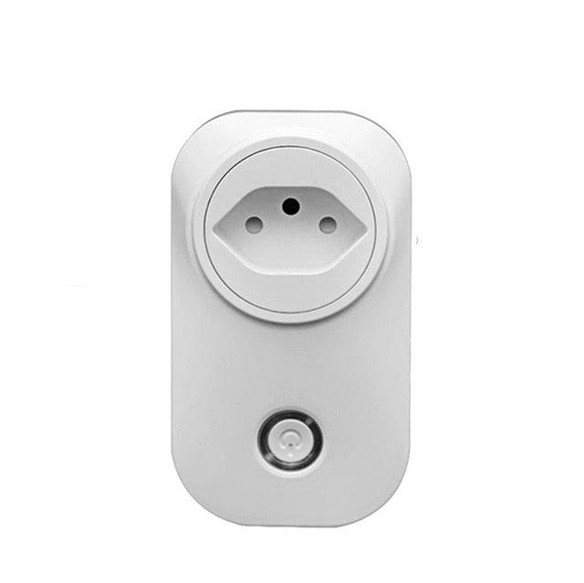 Brasil WIFI Smart Socket BR Tomada sem fio Controle de voz Smart Timing Switch Power Monitor para Alexa Google Home IFTTT