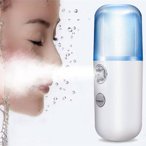 Mini Pulverizador Facial Rosto usb 30 ml Hidratação a Vapor Umidificador