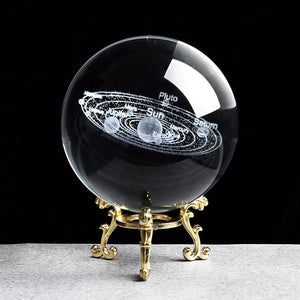 Sistema Solar Miniaturas Planetas 3D Modelo  Decoração Para Casa