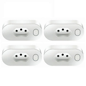 Brasil Smart WIFI Socket BR Tomada sem fio Tuya Smart Timing Plug Monitor de energia 16A para Alexa Google Home IFTTT Frete grátis