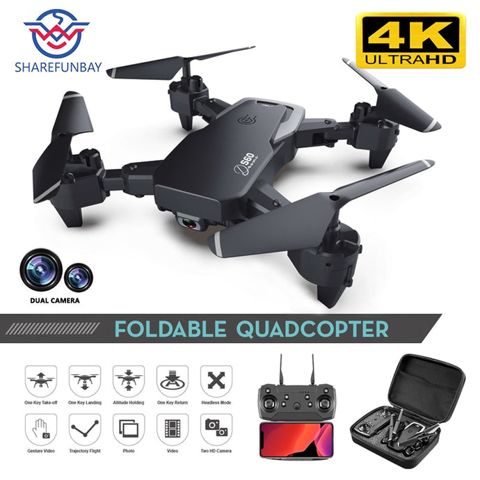Drone Câmera 4K de Grande Angular HD 1080 P WiFi