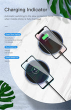 Carregar imagem no visualizador da galeria, Carregador sem fio KUULAA 10W Qi para iPhone X / XS Max XR 8 Plus Bloco de carregamento sem fio com espelho para Samsung S9 S10 + Note 9 8