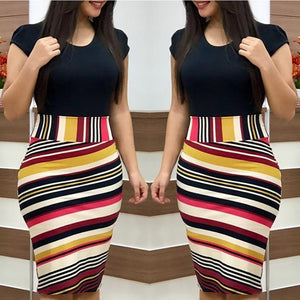 Vestido Elegante Escritório de Negócios Formal das Mulheres