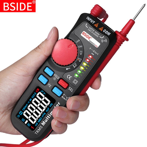 Multímetro Digital Teste Tool BSIDE 92CL-PRO Display Colorido Indicador de Voltagem