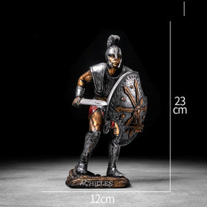 Espartano Resina Artesanato Figurinhas Decoração de Casa