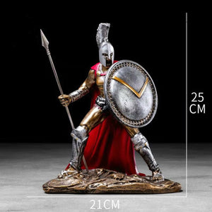 Espartano Resina Artesanato Figurinhas Decoração de Casa