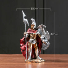 Carregar imagem no visualizador da galeria, Espartano Resina Artesanato Figurinhas Decoração de Casa
