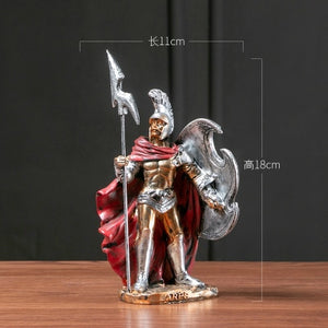 Espartano Resina Artesanato Figurinhas Decoração de Casa
