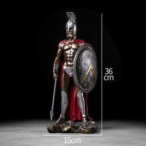 Espartano Resina Artesanato Figurinhas Decoração de Casa