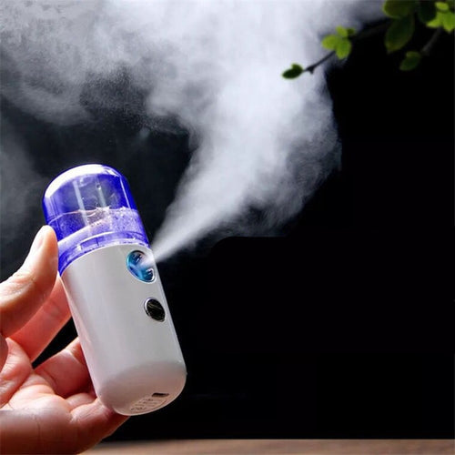 Mini Pulverizador Facial Rosto usb 30 ml Hidratação a Vapor Umidificador