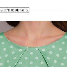 Carregar imagem no visualizador da galeria, Vestido de Manga Curta Escritório Elegante