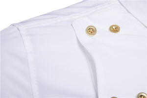 Camisa de Manga Longa Masculina de Ajuste Fino