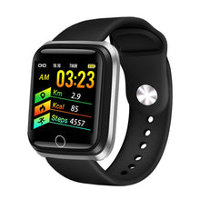 Carregar imagem no visualizador da galeria, Relógio inteligente feminino esportivo pulseira inteligente IP67 relógio à prova d&#39;água pedômetro monitor de frequência cardíaca LED tela colorida para Android ios
