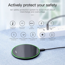 Carregar imagem no visualizador da galeria, Carregador sem fio KUULAA 10W Qi para iPhone X / XS Max XR 8 Plus Bloco de carregamento sem fio com espelho para Samsung S9 S10 + Note 9 8