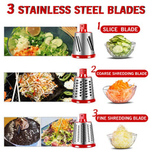 Carregar imagem no visualizador da galeria, Cortador manual de vegetais Fatiador Acessórios de cozinha Redondo multifuncional Rotate Mandoline Slicer Batata Queijo Gadgets Cozinha