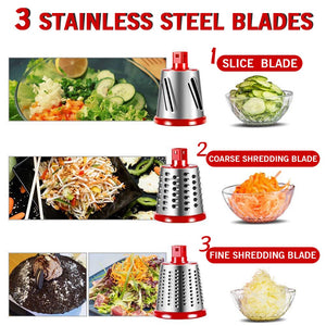 Cortador manual de vegetais Fatiador Acessórios de cozinha Redondo multifuncional Rotate Mandoline Slicer Batata Queijo Gadgets Cozinha
