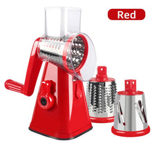 Carregar imagem no visualizador da galeria, Cortador manual de vegetais Fatiador Acessórios de cozinha Redondo multifuncional Rotate Mandoline Slicer Batata Queijo Gadgets Cozinha