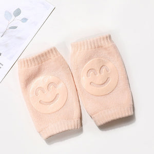 Crianças não escorregadias rastejando cotovelo bebês bebês Acessórios para bebês Smile joelheiras protetor de segurança joelheira aquecedor de pernas meninas meninos