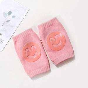 Crianças não escorregadias rastejando cotovelo bebês bebês Acessórios para bebês Smile joelheiras protetor de segurança joelheira aquecedor de pernas meninas meninos