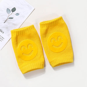 Crianças não escorregadias rastejando cotovelo bebês bebês Acessórios para bebês Smile joelheiras protetor de segurança joelheira aquecedor de pernas meninas meninos