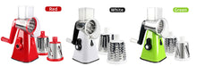 Carregar imagem no visualizador da galeria, Cortador manual de vegetais Fatiador Acessórios de cozinha Redondo multifuncional Rotate Mandoline Slicer Batata Queijo Gadgets Cozinha