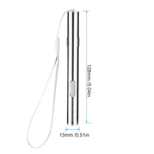 Carregar imagem no visualizador da galeria, Lanterna portátil portátil para uso médico Mini lanterna de enfermagem recarregável LED tocha + clipe de aço inoxidável de qualidade e profissional