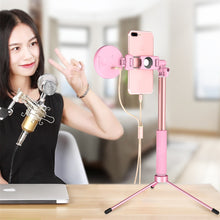 Carregar imagem no visualizador da galeria, Self Ring Light Youtube Photo Studio Com Suporte Para Telefone Plug