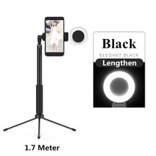 Carregar imagem no visualizador da galeria, Self Ring Light Youtube Photo Studio Com Suporte Para Telefone Plug